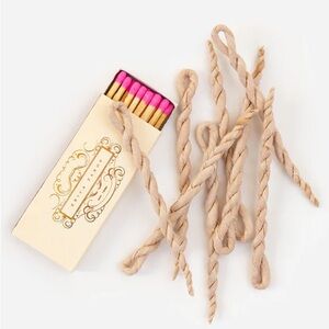 Fragrant rope incense  with  Matches